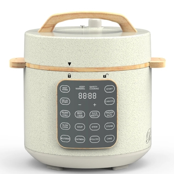 The Pioneer Woman Other - ❤️ New Pioneer Woman Linen Speckle 6Qt Pressure Cooker Blinking Display